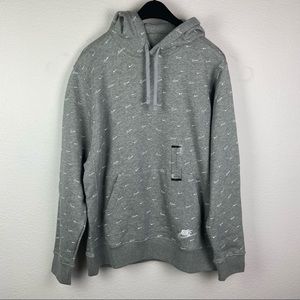 Nike NSW Club Fleece All Over Printed Hoodie